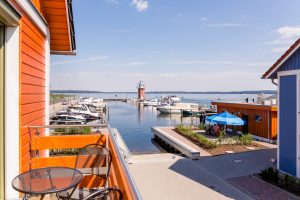 Freier Blick auf den Plauer See :: Ferienwohnung am Hafen Plau am See :: Müritzfischer